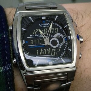 Casio Edifice EFA-120 analog-digital-tempurature watch